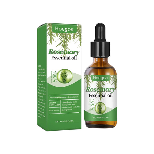 Rosemary Hair Care Essential Oil Scalp Strengthening Nourish Shiny Treatment for Split Ends and Dry Smooth Organic Hair Products