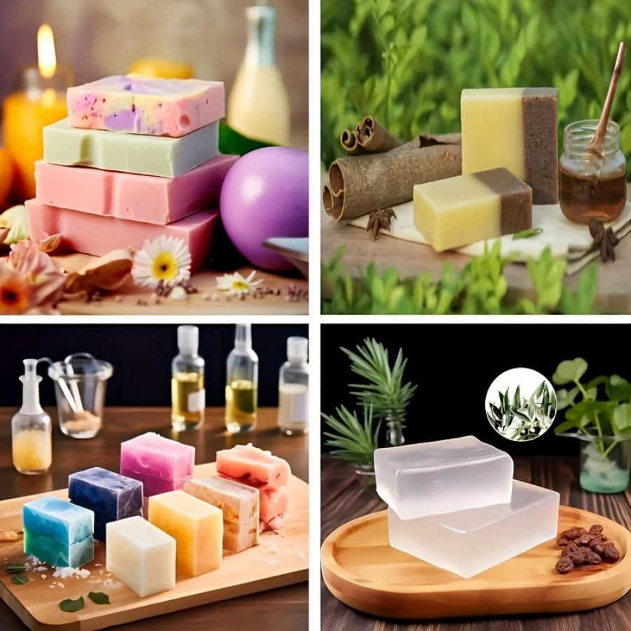 1lb/454g Aloe Vera Soap Base, Gentle Premium Soap Base For Crafting Artisan Soaps, DIY Handmade Soap, SLS/SLES free