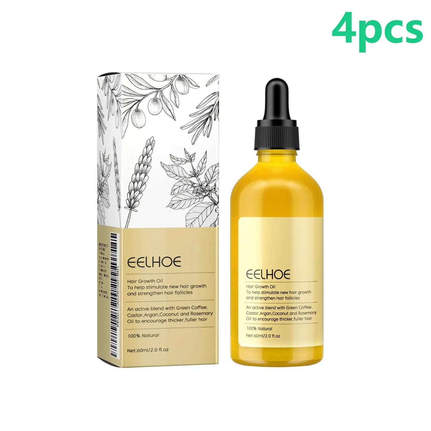 EELHOE Rosemary Oil Hair Growth Products Anti Hair Loss Treatment Volume Hair Thickener Strengthening Rosemary Essential Oil