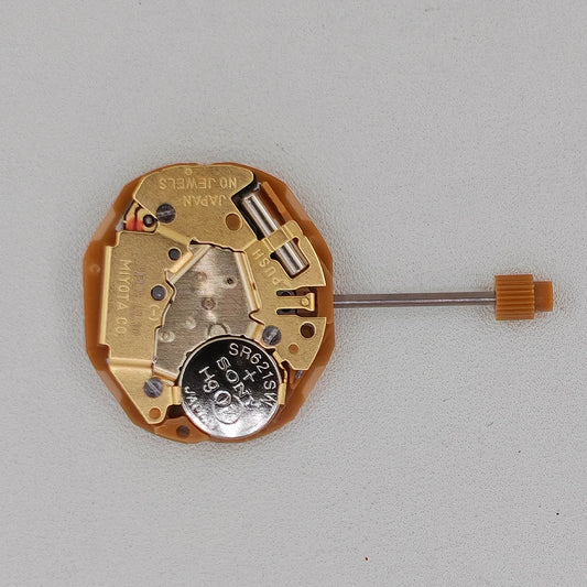 Japan Miyota GL10 Quartz Watch Movement Date at 3H Position No Jewels Mod Replace Mechanism GL10-3 Movement with Battery Stem