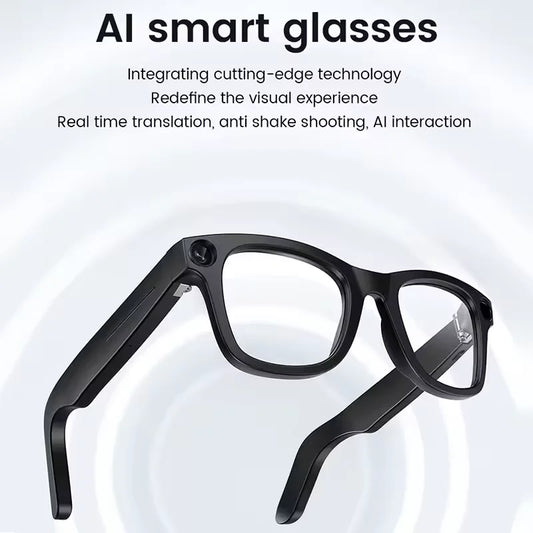 Al Smart Glasses 800W HD Camera Anti Shake 1080P HD Video Recording Translation Touch Al Voice Wireless Call Smart Glasses