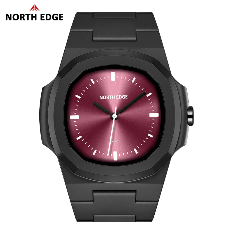 NORTH EDGE VOLT New Smart Watch Men Digital Watch Sports Swimming Fashion Simple Light Square Watch For Men Women Waterproof 50M