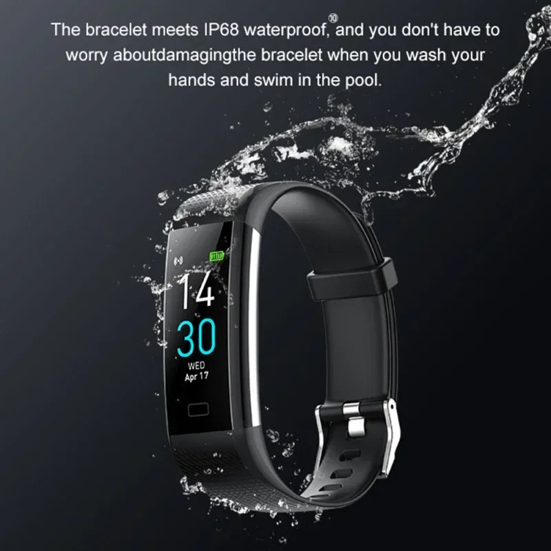 XIAOMI Men's Sports Wristbands Women Bracelet Temperature Measurement Blood Pressure Heart Rate Pedometer Smart Bracelet Watch
