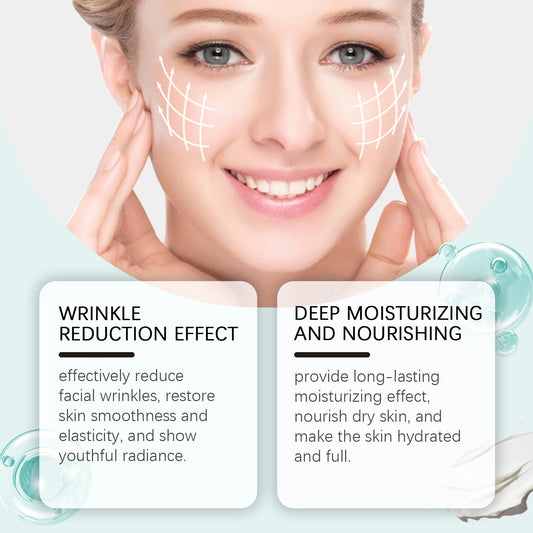 Collagen Firming Facial Cream Rejuvenation Vitamin E for Skin Renewal Deep Nourish Smooth Skin Firming Tightening Cream