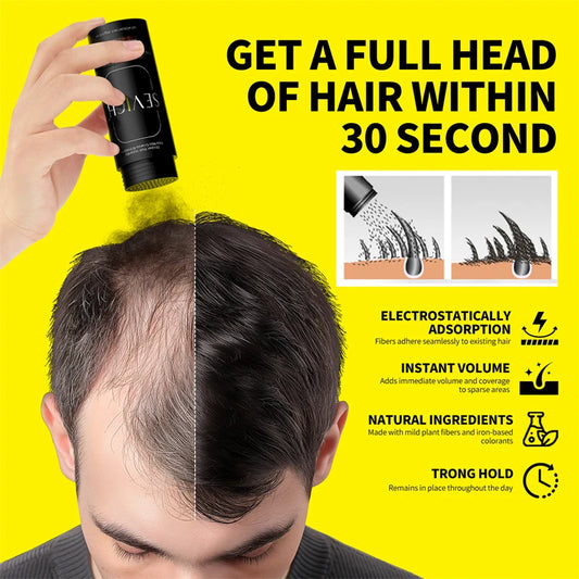 Sevich 100g Hair Fibers Refill Bag Keratin Instant Hair Growth Powder Hair Building Fiber Hair Regrowth Powder Hair Loss Product