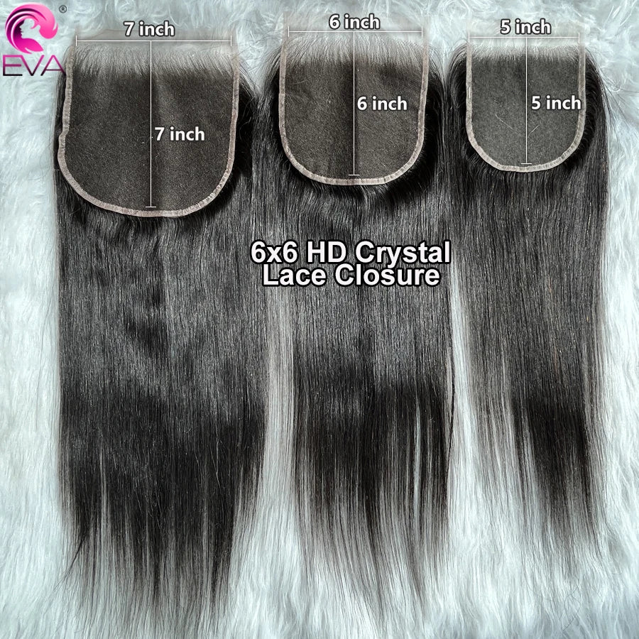 Eva 5x5 Hd Lace Closure Straight 13x4 Lace Frontal Closure Hand Tied Human Hair Closures Free Part Hd Lace Closure Pre Plucked