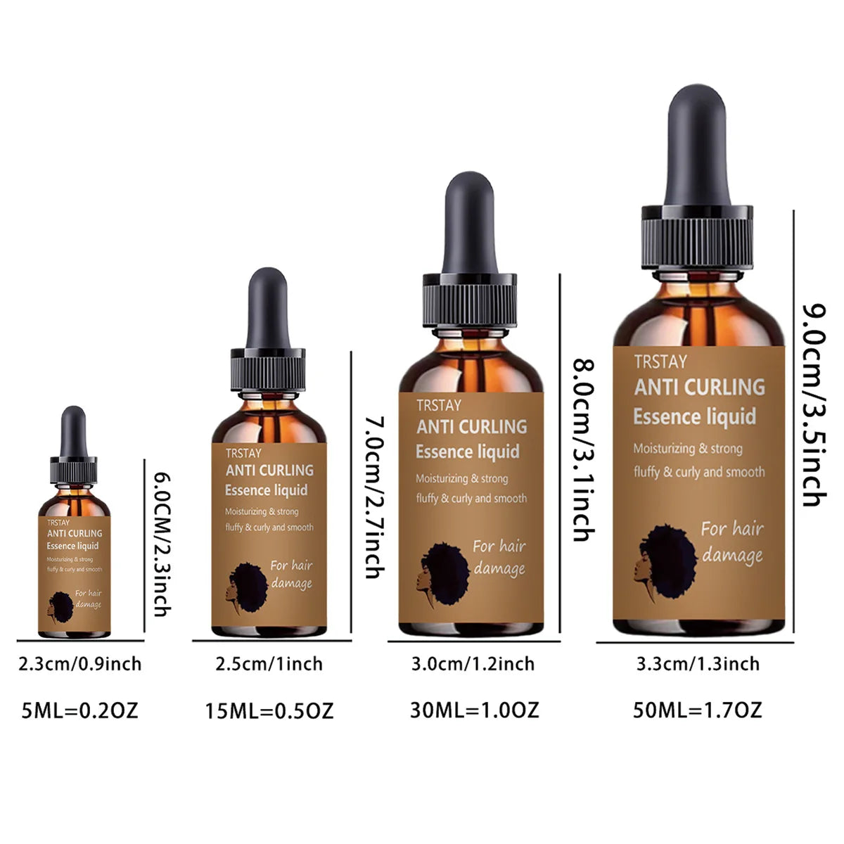 TRSTAY Hair Essence Rich in Argan Oil Antioxidant Vitamins And Fatty Acids for Hair Treatment Moisturized Strong Fluffy Smooth