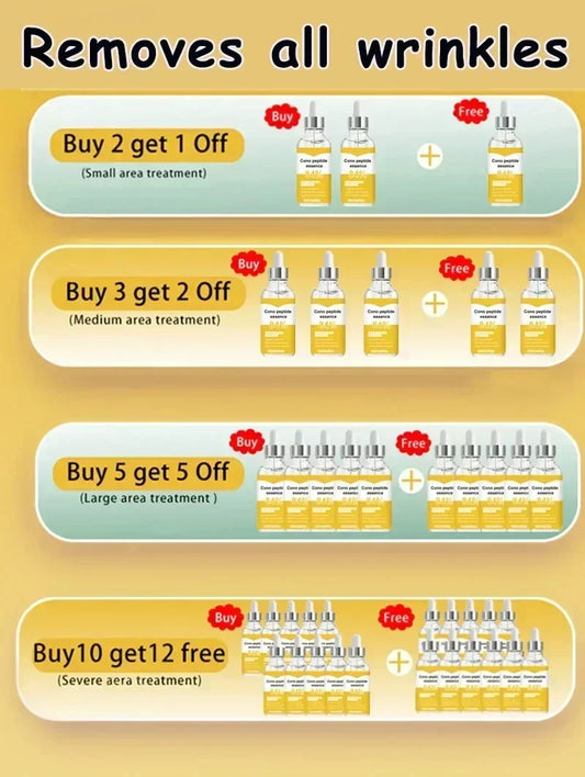 Remove Wrinkle Fine Lines around the Eyes Anti-wrinkle facial serums reducing sagging and drooping Enhances Skin Elasticity