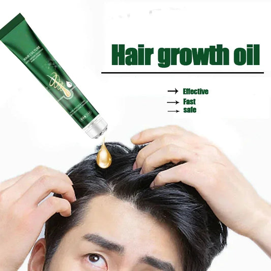 Scalp care  Hair Growth Oil Rapid Growth Hereditary & Postpartum Loss Seborrheic Relief Hair Repair Products with Ball Bearings
