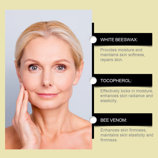 Hoygi Bee Venom Firming Serum Stick Anti Wrinkle Cream Lifts Tightens the Skin Solving Wrinkles Fine Lines Natural Serum