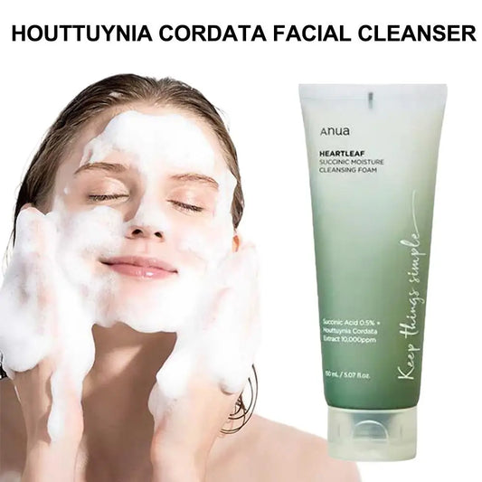 Anua Heartleaf Pore Deep Cleansing Foaming Cleanser Not Tight Cleanser Improving Skin Moisturizing Refreshing Oil Control New