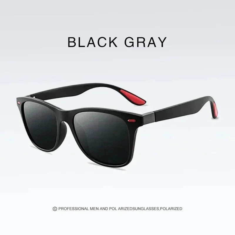 Fashion Vintage Square Polarized Sunglasses Classic Driving Fishing Brand Designer Sun Glasses Man Retro Shades UV400 Eyewear