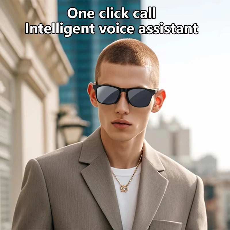 Xiaomi New Smart Glasses Bluetooth Voice Call Control Audio Glasses Music UV Polarized Fashion Portable Sunglasses Men Women