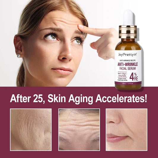 Retinol facial essence smoothes, moisturizes, reduces fine lines, tightens and nourishes essence