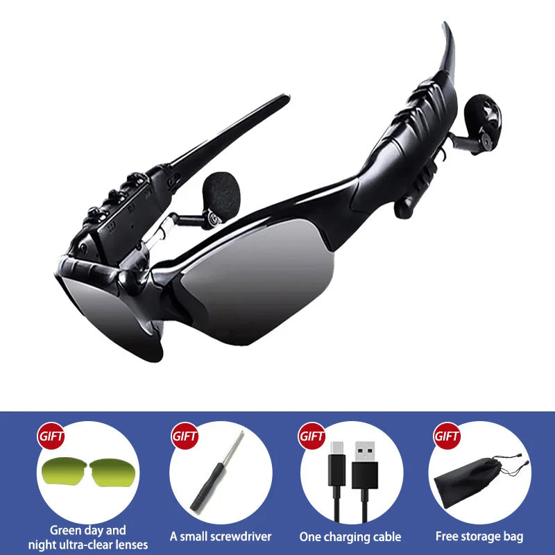 Xiaom Smart Sunglasses Photo Sense Camera Bluetooth Music Call Intelligent Recording Waterproof Glasses Outdoor Sports Cycling