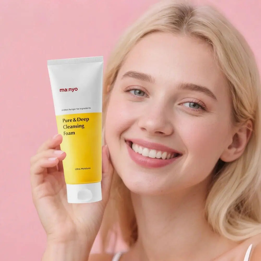 Balance Water Oil Facial Cleanser Deep Cleansing Foam Facial Cleanser Gently Remove Daily Makeup Residues Facial Cleanser