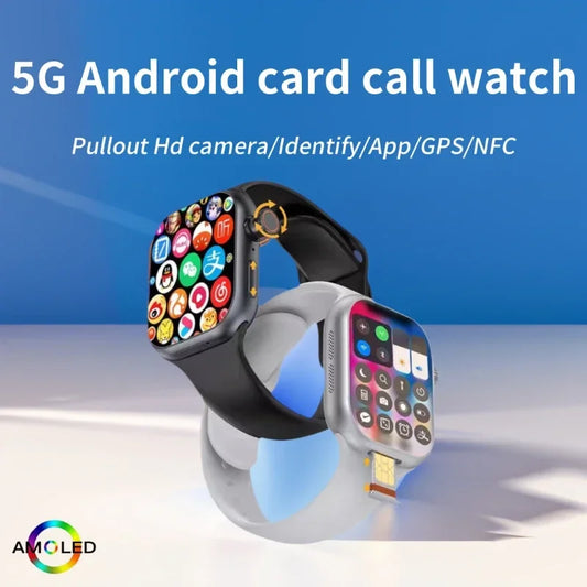 New Smart Watch CD20 Global Edition, 2.29-inch AMOLED Large Screen, 180 ° Rotating Camera, SIM Card, WiFi,GPS, Video call