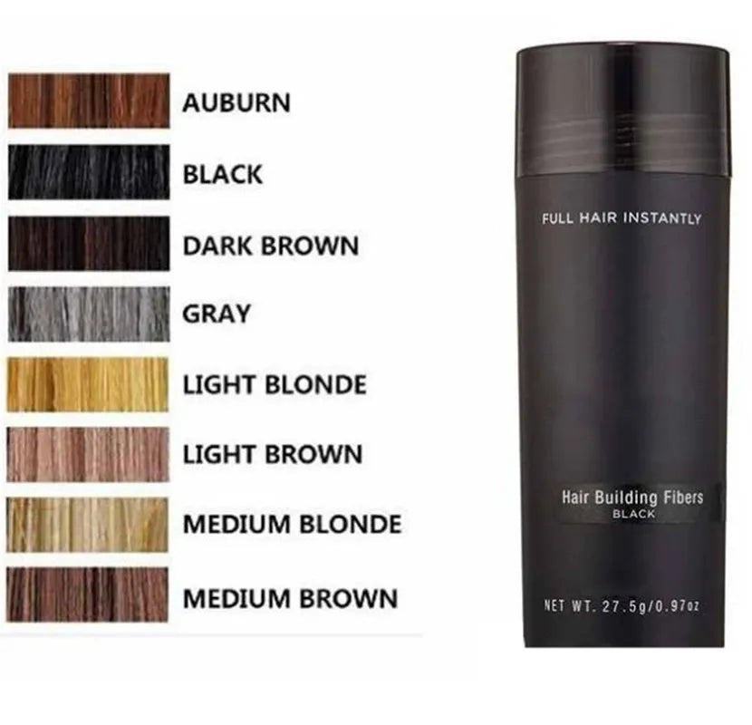 Hair Fibers Keratin Thickening Spray Hair Building Fibers 27.5g Loss Products Instant Wig Regrowth Hairline Concealer Powders
