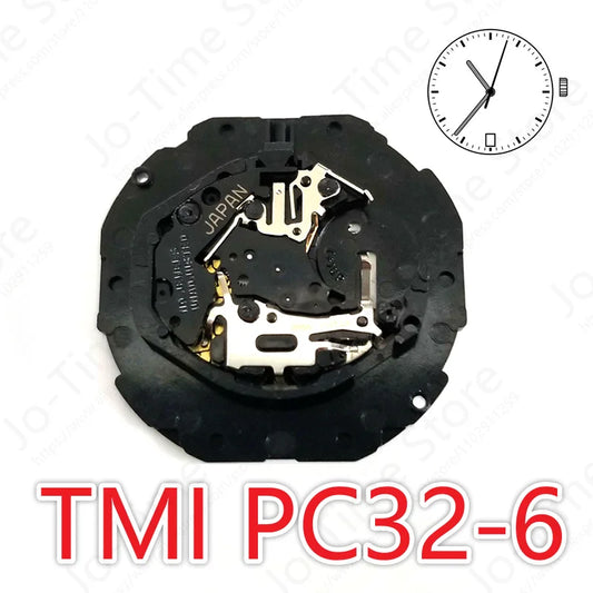 PC32 Movement Tmi Pc32a-6 Quartz Movement Japan Movement Standard Movement With Date Display 3hands With Date