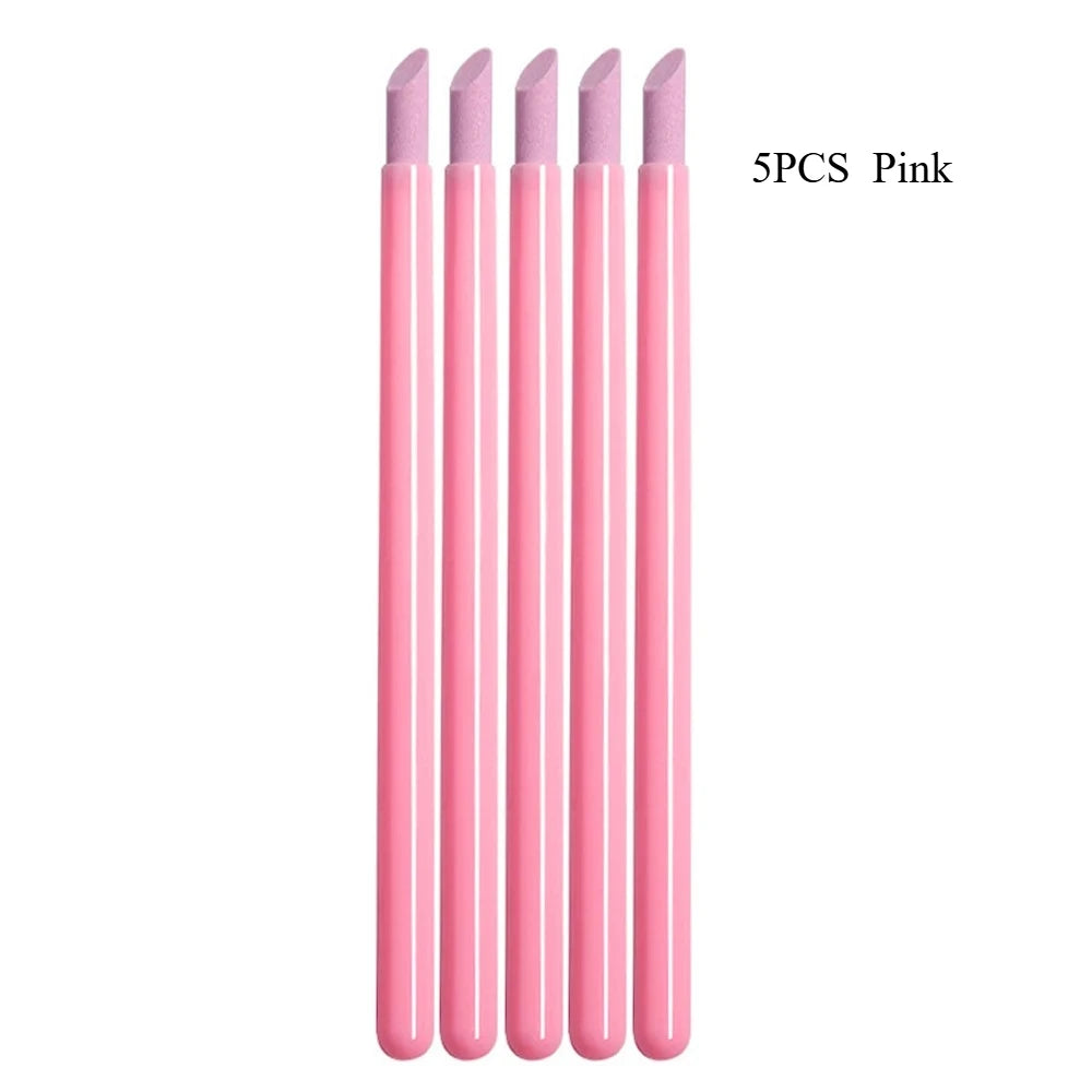 Quartz Nail Skin Grinding Pen Cuticle Remover Trimmer Dead Skin Remover Nail Polish Pen Manicure Stick Nail Files Manicure Tools