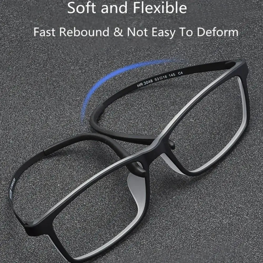 TR90 Ultralight Pure Titanium Reading Glasses Men Women Anti Blue Light Presbyopia Eyeglasses Big Square Prescription Eyewear