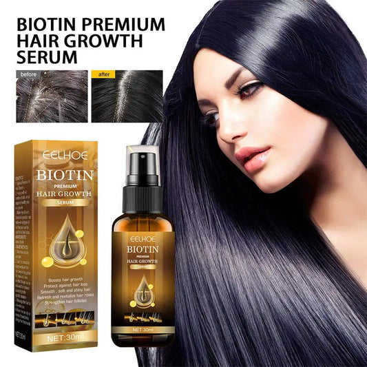 1/3/5Pcs Products Biotin Thickening Fast Growing Hair Care Essential Oils Anti Hair Loss Spray Scalp Treatment For Men Women