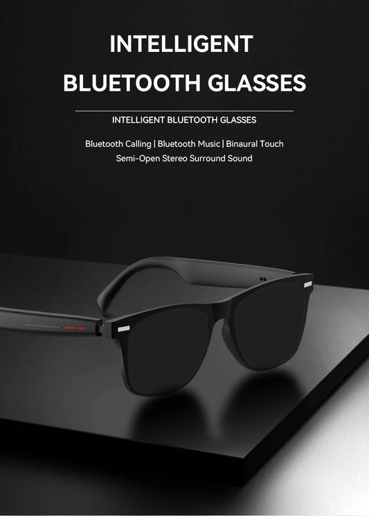 Smart Glasses Bluetooth Call Music Remote Camera Shoot Stereo Mic Men Touch Sunglasses AI Voice Assistant For Android IOS Phone