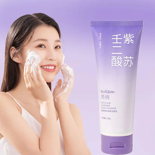 Moisturizing Facial Cleanser Perilla Essence Deep Cleaning Gentle Oil Control Acne Removal Shrink Pores Cleanser Face Skin Care