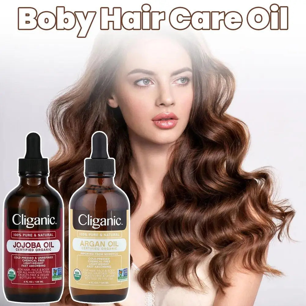 120ml Argan Oil Jojoba Oil Deep Moisturizing Body And Hair Care Oil Non-Greasy Body Oil Easily Absorbed Body Care Hair Care