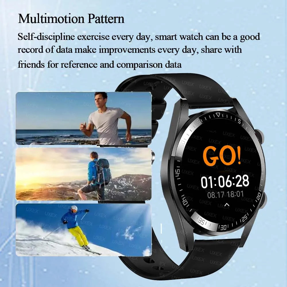 Commerce Watch Men Smartwatch 1.52 HD Wireless Call Health Tracker Custom Photo Happy Birthday Present Women Watches Gentleman