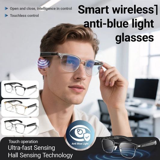 GT-33 Smart wireless anti-blue light glassesTranslation Sunglasses Voice Remote Control Music Eyewear Waterproof Eyeglasses