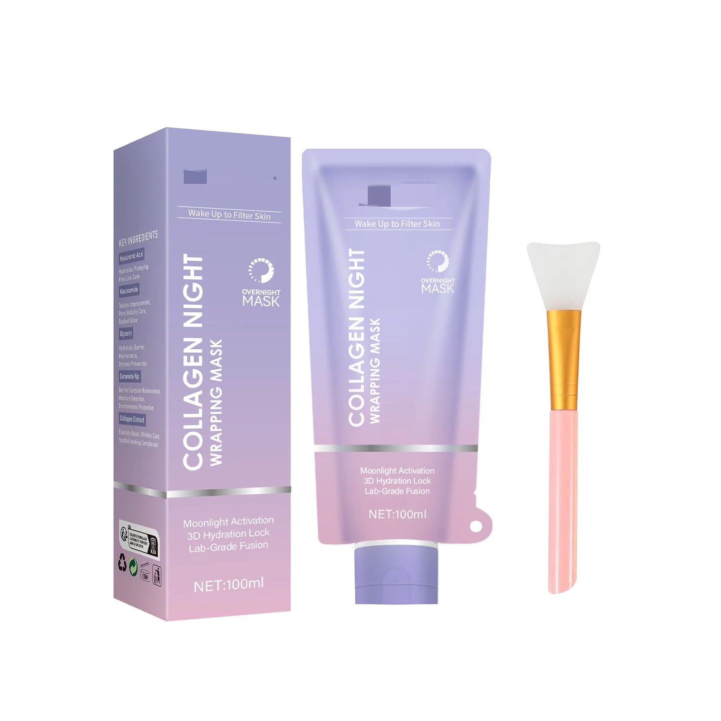 Hoygi Korean Skincare Night Mask - Kojic Acid & Turmeric With Vitamin C & Retinol For Anti-Aging & Hydration