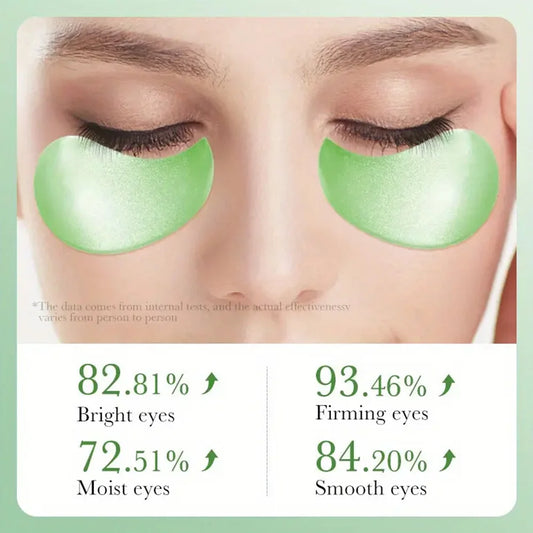 60pcs SADOER Aloe Vera Collagen Eye Mask Anti Dark Circles EyesCare Gel Masks Eyepatch Beauty skincare Moisturizing Eye Patches