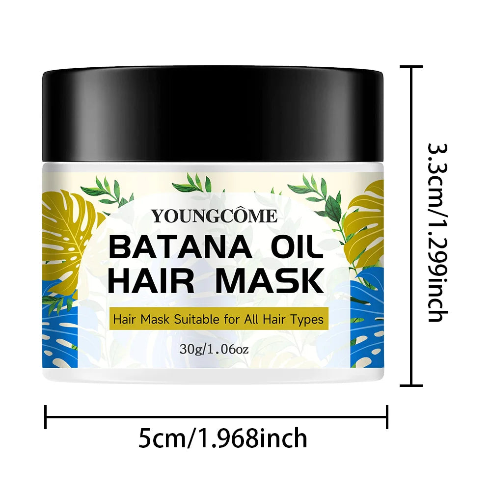 Batana Hair Mask, Moisturizing Hair Mask Ginger and Rosemary Repairs Damaged Hair Moisturizes HairCare oil adiant shine