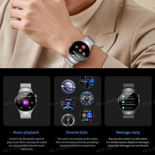 2025 New Smart Watch GPS Tracker Sport Smart Watch Men Women Bluetooth Call Heart rate Health Monitor IP68 Waterproof SmartWatch