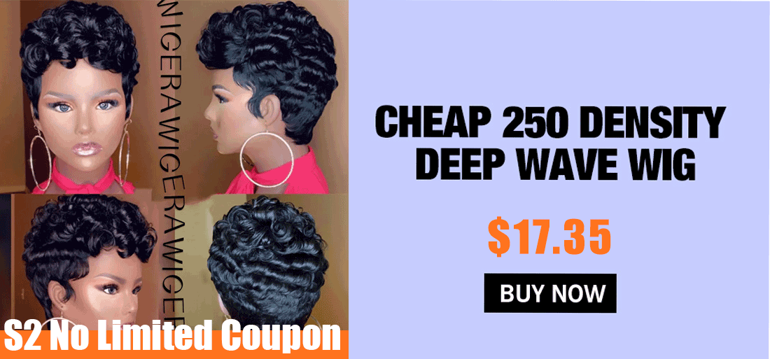 WIGERA Highlight Synthetic Wigs Short Straight Pixie Cut Hair Bob Wig Honey Gold Mix Black Hair For Woman