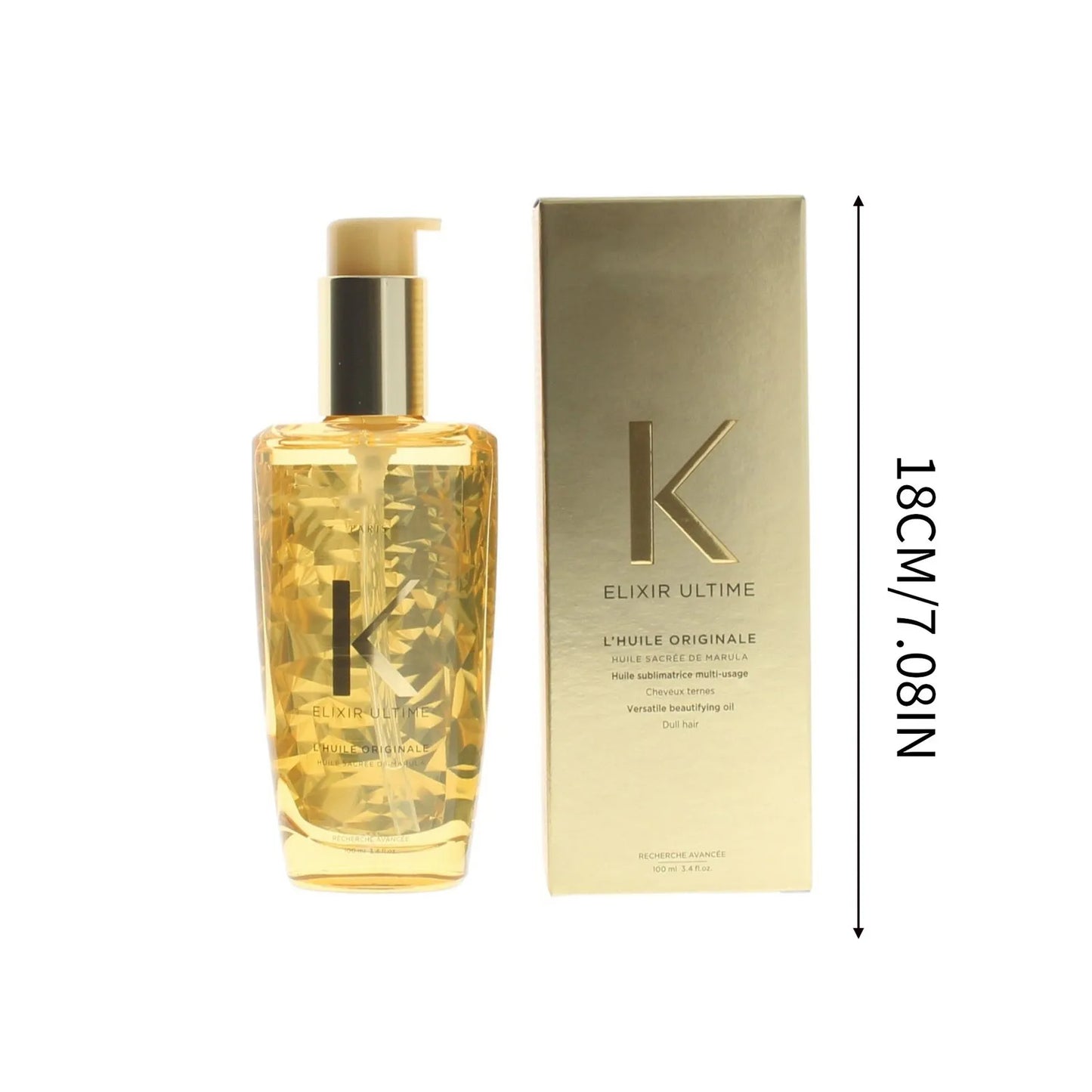 100ml Hair Care Essential Oil Deep Repair Moisturizing Dry Dull Hair Treatment Relieve High Temperature Damage Frizz Hair Gift