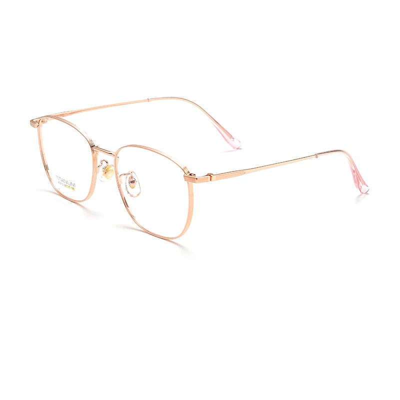 Pure Titanium Glasses Frames Women Ultralight Fashion Square Optical Eyewear Spectacles Frame K5013