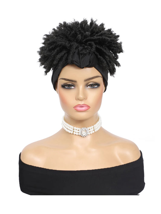 Short Braid Headband for Men and Women Dreamlock African Synthetic Wig Synthetic Hair Short Braid Wig Heat-resistant Wig