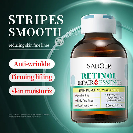 SADOER Boseine Retinol Facial Serum for Face Moisturizing Firming Brightening Hydrating Facial Essence Beauty Face Skin Care