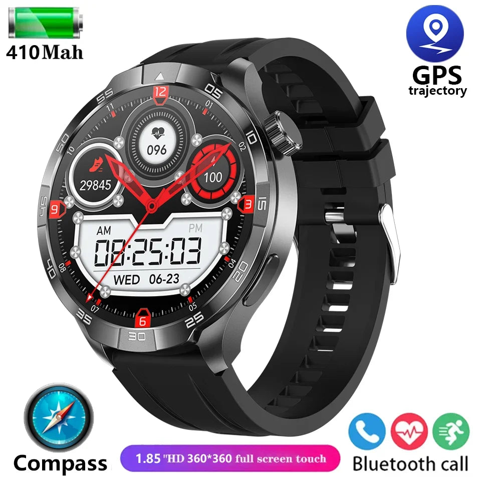 New For Huawei Xiaomi Military GPS NFC Smart Watch Men Compass Waterproof Outdoor Sport Tracker Bluetooth Call Smartwatch Women