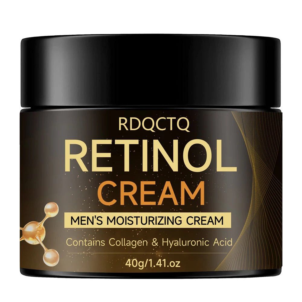 RDQCTQ Men's Retinol Face Moisturizer Moisturizing Retinol Cream Aging Moisturizing Shrink Anti-Wrinkle Pores Whitening Smooth