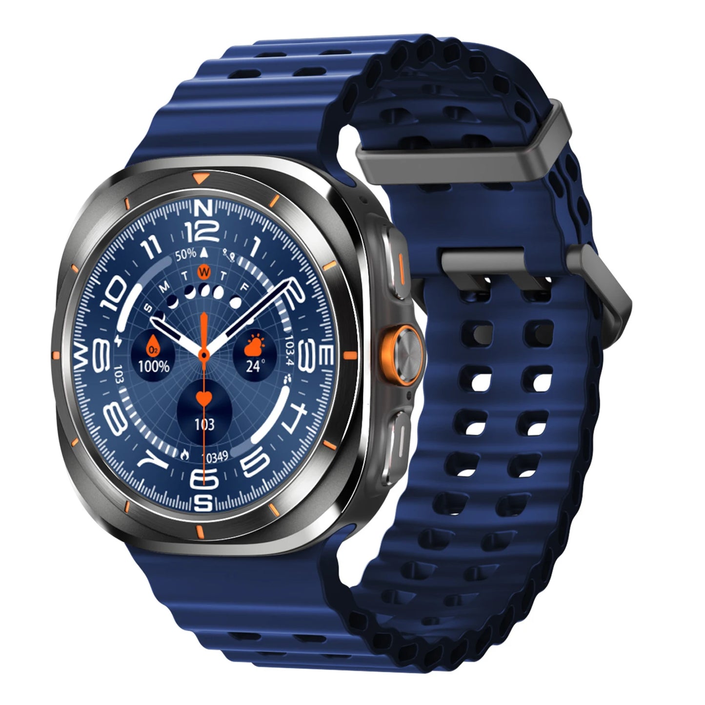SOS Watch 7 Ultra GPS Compass Smart Watches Outdoor Sports BT Call Smartwatch Men Women IP68 Waterproof 3D Menu Health Monitor