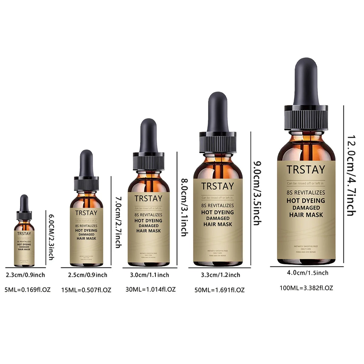 TRSTAY Hair Mask for Repairing Damaged Hair after Perming And Dyeing Restoring Healthy And Shiny Hair