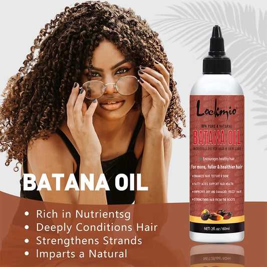 Natural Batana Oil Moisturizing Nourishing Promotes Scalp Health Treatment Product Anti-Frizz Smooth Hair Oil for All Hair Types
