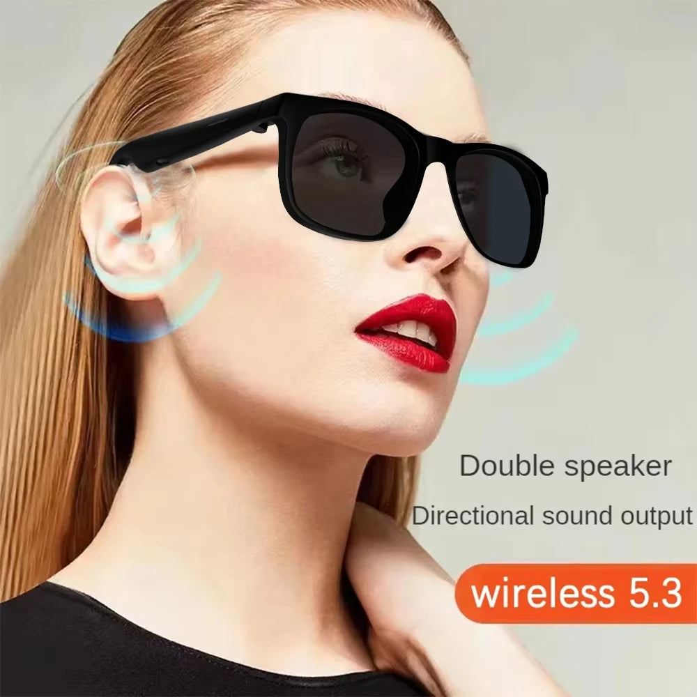 OPPO Bluetooth Smart Glasses AI Translation Object Recognition with Camera for Taking Photos Voice Assistant Calling and Music
