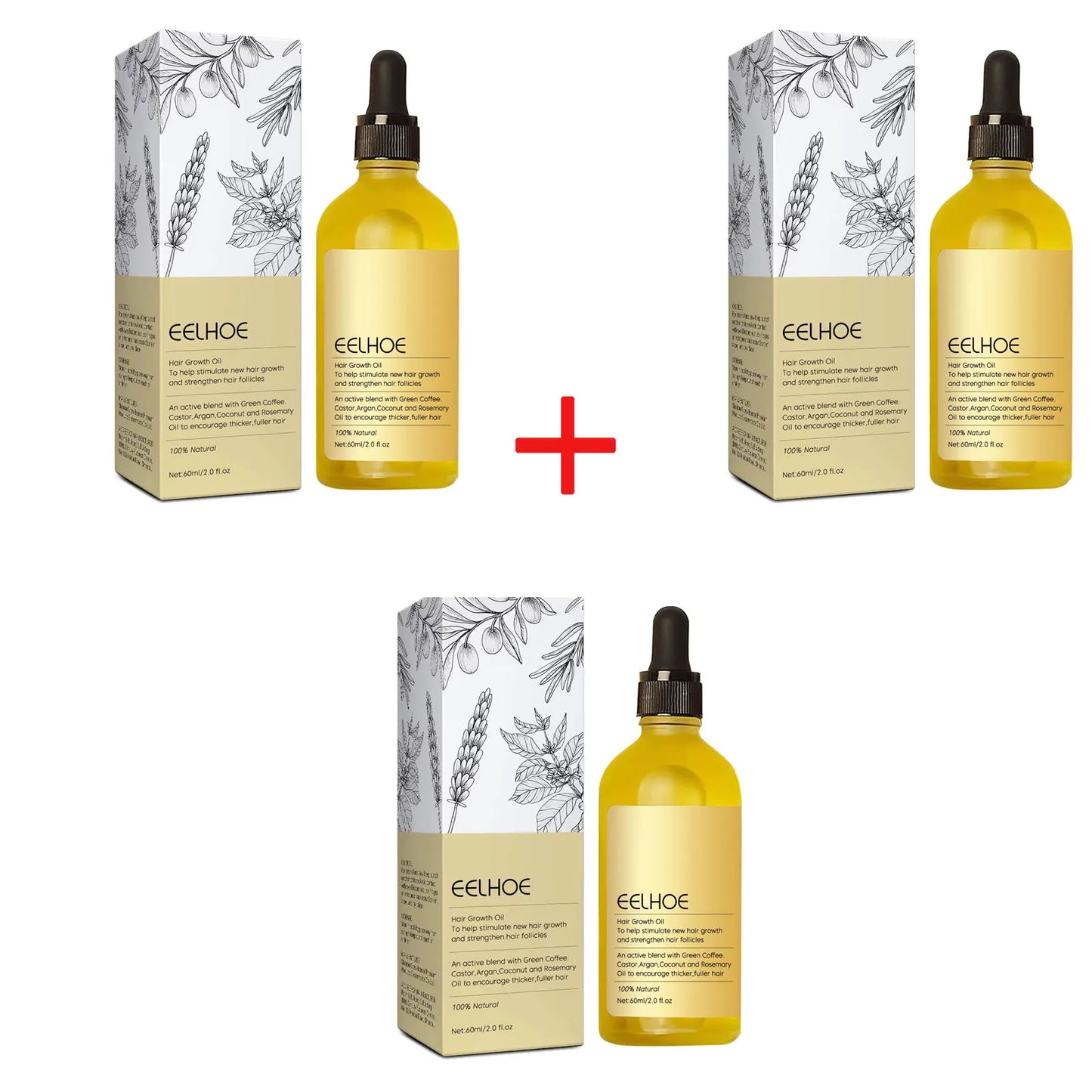 Natural Hair Growth Oil Rosemary Anti Hair Loss Regrowth Moisturizing Repair Anti Baldness Fast Hair Growth Serum Oil For Women