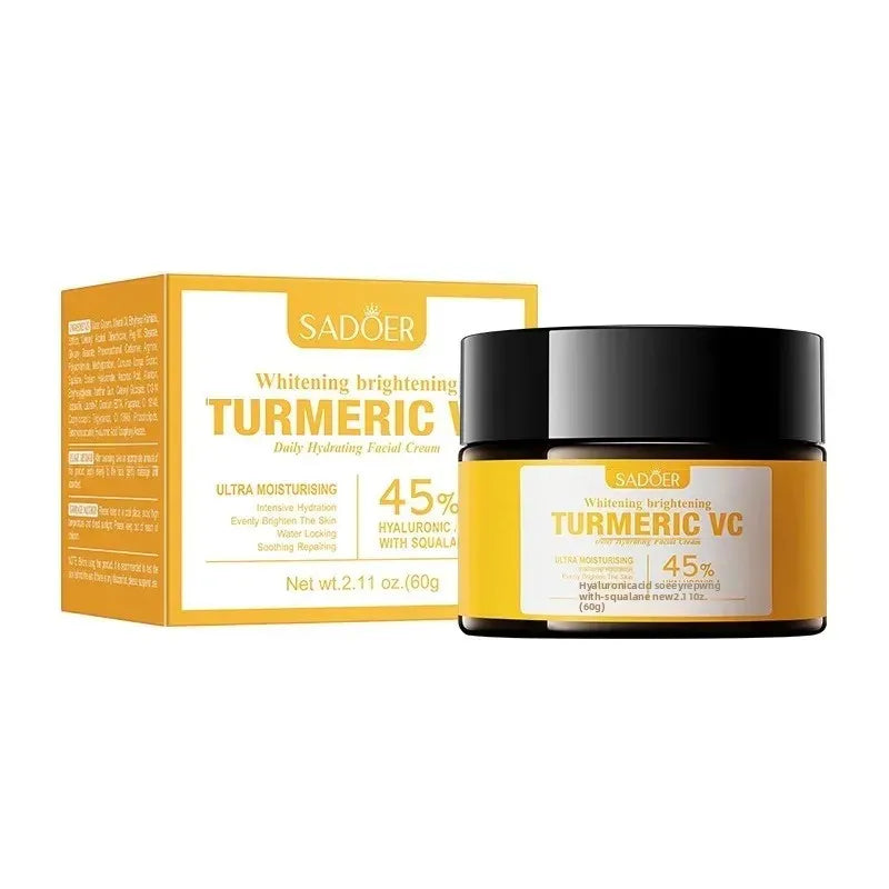 1PC Turmeric Vitamin C Face cream Retinol Moisturizing Firming Hyaluronic Lightening Repairing Smooth Skincare Whitening Creams