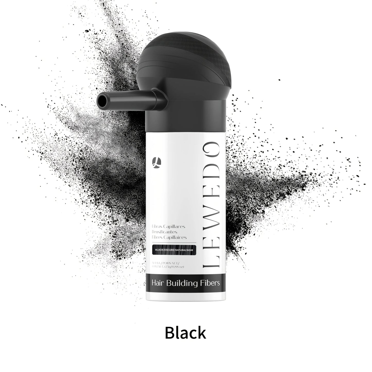 2pcs/set Hair Fibers Regrowth Powders Keratin Applicator Hair Building Fibers Spray Pump Hair Growth Products Beauty Health