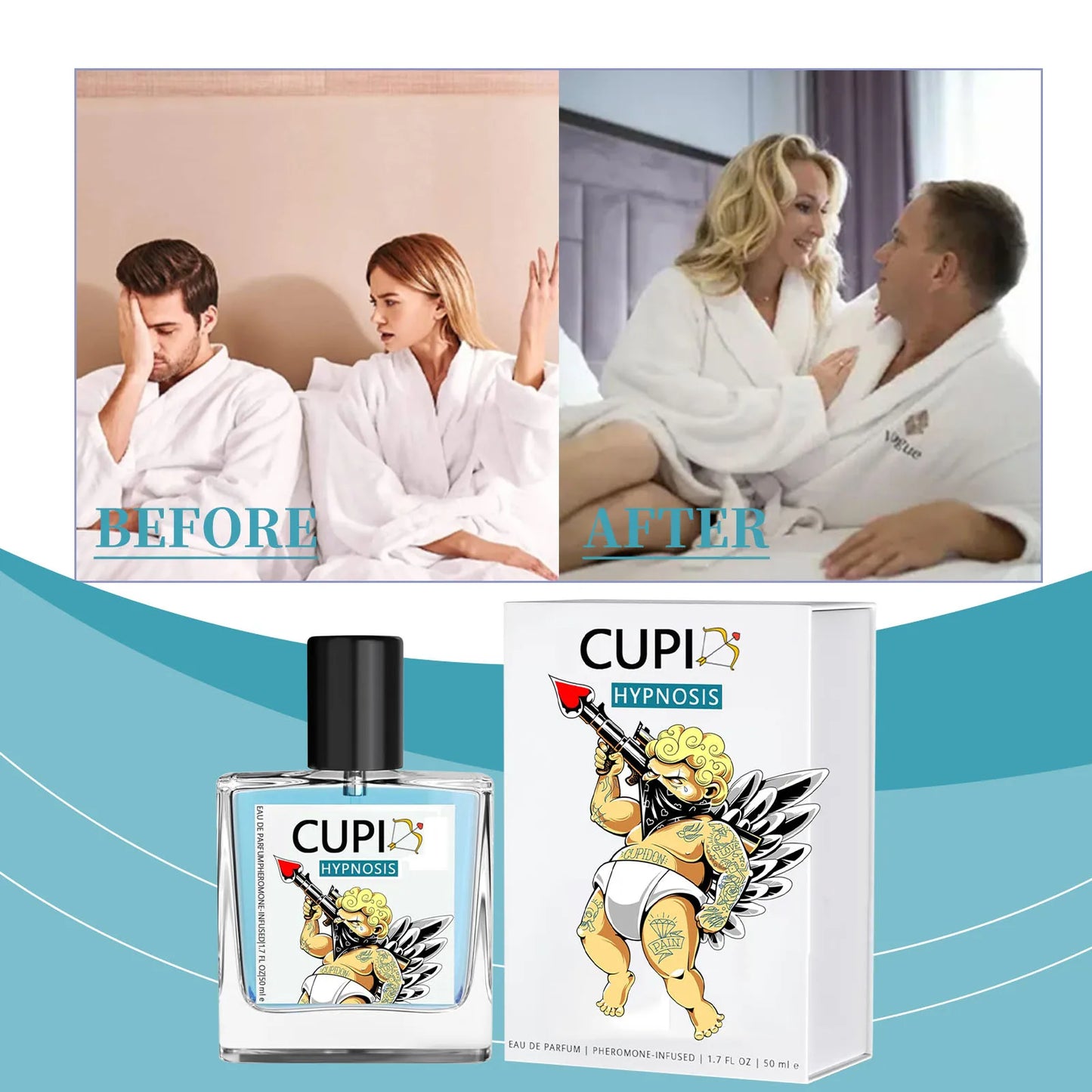 50ML Cupid Pheromone Hypnosis Perfume Original Long Lasting Pheromone perfume world perfume women perfumes man perfumes